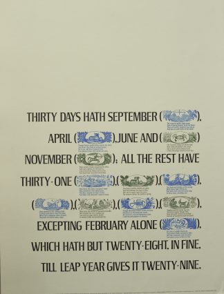 Herb Lubalin, R.D. Juenger. # JANA # typography, poster, 1965, mint-