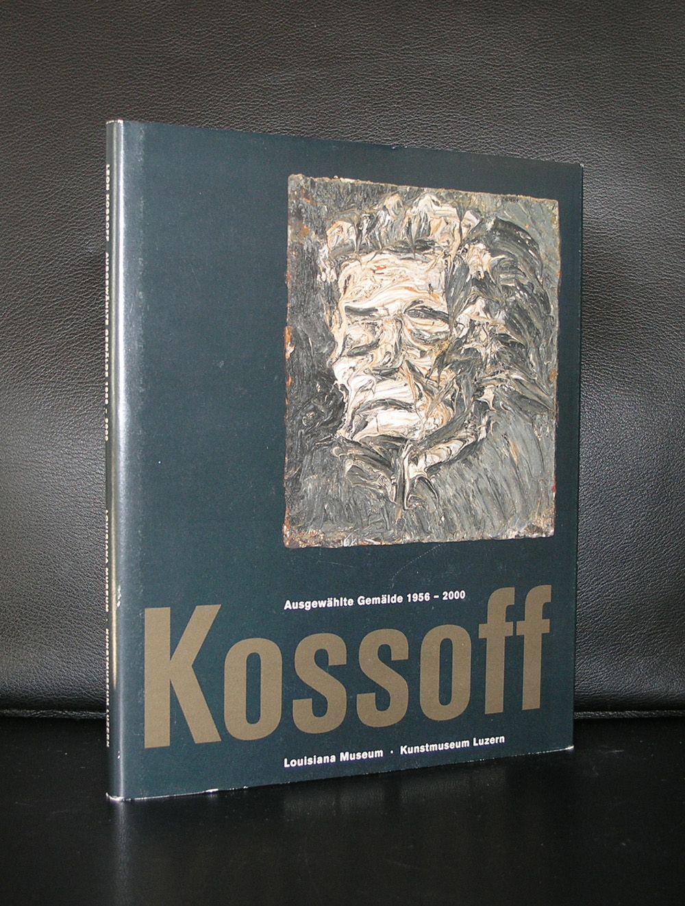 Book cover featuring the title 'Kossoff' with an image of an expressive painting, published by the Louisiana Museum and Kunstmuseum Luzern.