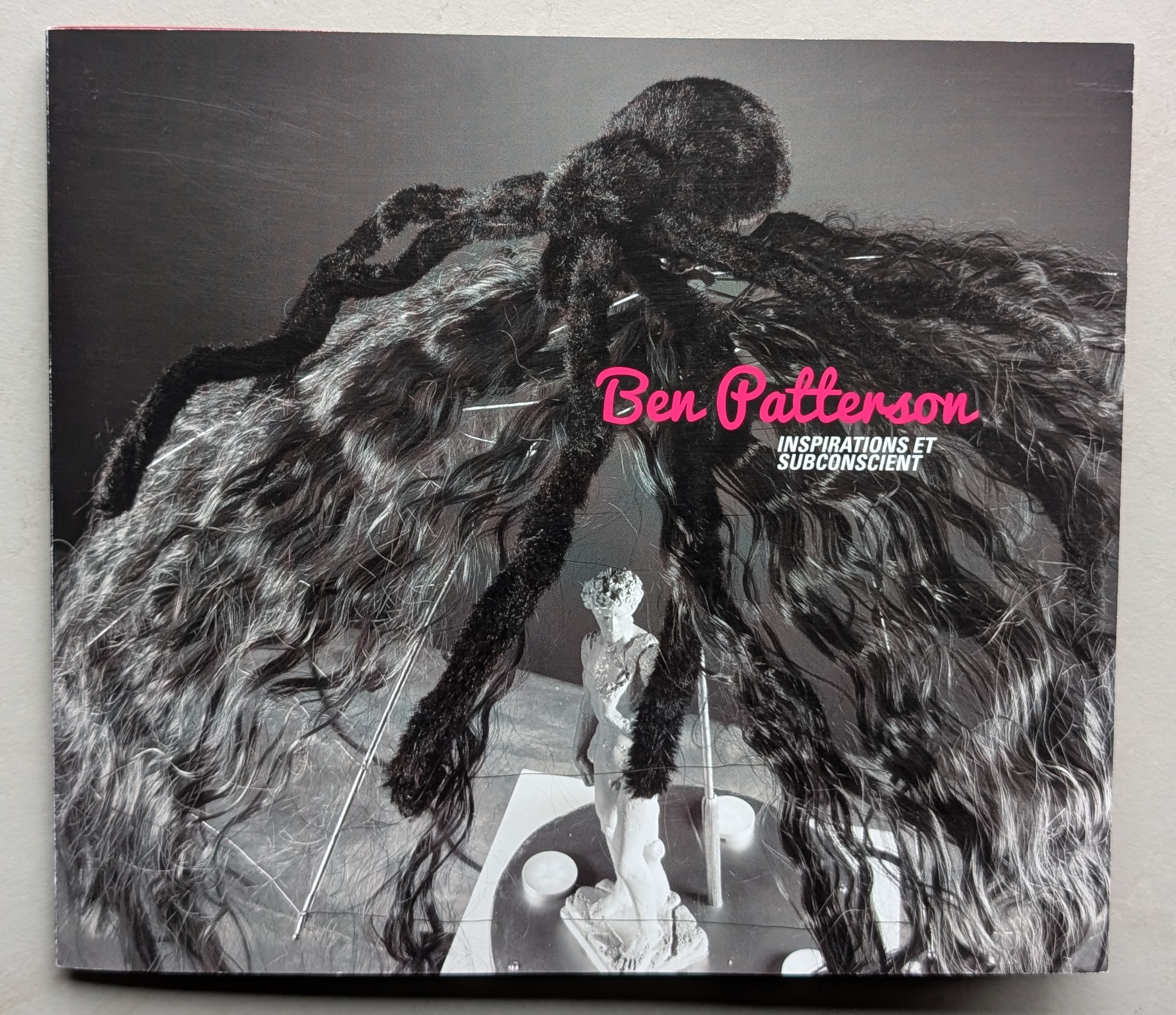 A book cover featuring a stylized representation of hair or tentacles resembling an octopus, with the title 'Ben Patterson' prominently displayed in pink text, and the subtitle 'INSPIRATIONS ET SUBCONSCIENT' below it.